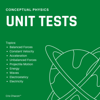 Preview of Conceptual Physics Unit Tests