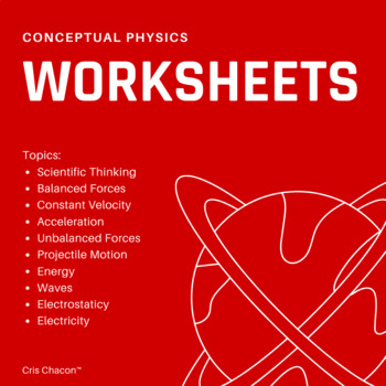 Preview of Conceptual Physics Worksheets