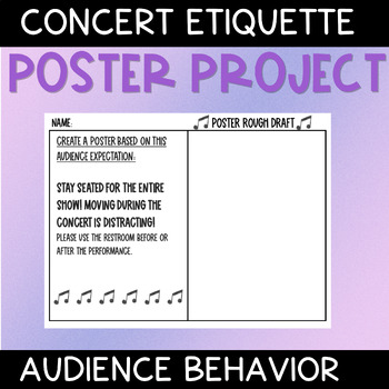 Concert Etiquette Poster Project by Little Musicians Inspire | TPT