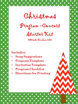 Preview of Christmas/Holiday - Concert/ Music Program Kit