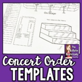 Concert Order Templates