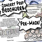 Concert Prep | Pre Made Concert Brochures For Any Show!