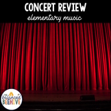 Concert Review Worksheets