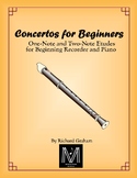 Concertos for Beginners (for Recorder and Piano)