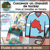 Concevoir un chandail de hockey (Grade 3 FRENCH Social Studies)