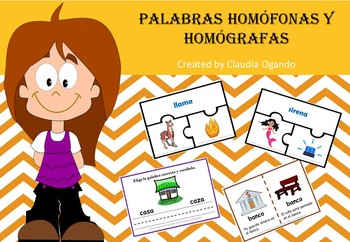 Preview of Palabras homófonas y homógrafas