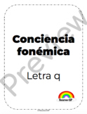 28. Conciencia fonemica - letra q