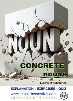 Preview of Concrete Nouns Booklet