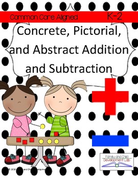 Preview of CPA Addition and Subtraction Activities and Lessons