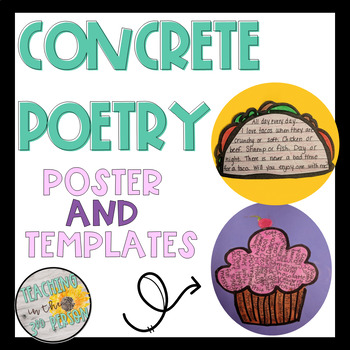 Preview of Concrete/Shape Poetry Poster and Templates