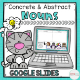Concrete and Abstract Nouns Google Slides Distance Learning