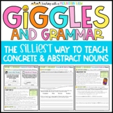 Concrete and Abstract Nouns Grammar Worksheets