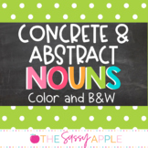 Concrete and Abstract Nouns Activity Sorting Center