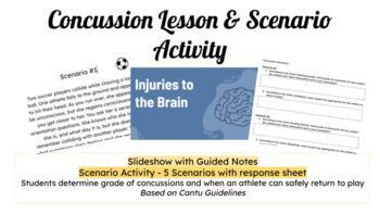 Preview of Concussion Lesson & Scenario Activity