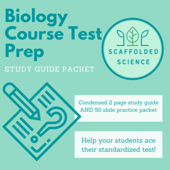 Preview of Condensed Study Guide for Texas Biology EOC STAAR Exam