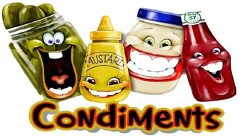 Preview of Condiments Powerpoint 