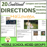 Conditional Directions Halloween Middle School Mixed Groups