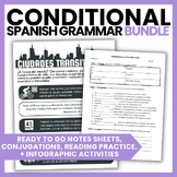 Conditional Grammar Tense Spanish Practice BUNDLE