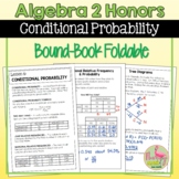 Conditional Probability Foldable (Unit 12)