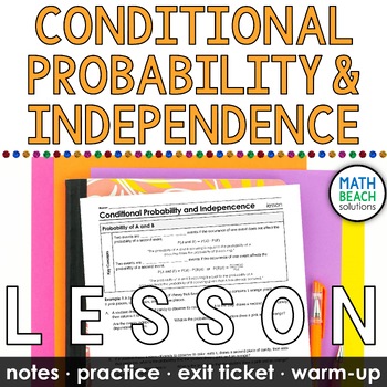 Preview of Conditional Probability and Independence Notes and Practice