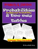 Conditional Probability and Two-Way Worksheet, CW, HW, Rev