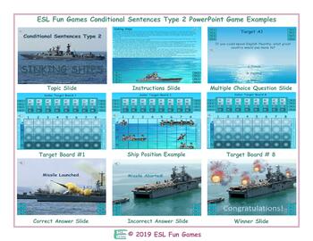 Conditional Sentences Type 2 English Sinking Ships Powerpoint