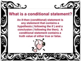Conditional Statements PowerPoint Presentation