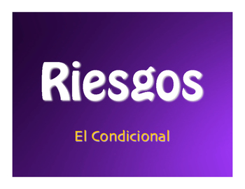 Preview of Spanish Conditional Tense Jeopardy-Style Review Game