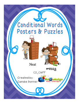 Preview of Conditional Words Posters & Puzzles