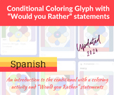 Conditional "Would you rather" Coloring Glyph