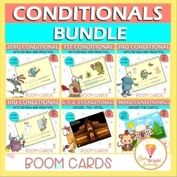 Preview of Conditionals | Bundle | 0 | 1st | 2nd | 3rd | Mixed | BOOM Cards | Complete