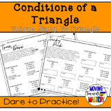 Conditions of a Triangle: Unique, More than One, No Triang