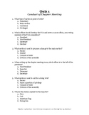 Conduct of Chapter Meeting LDE: Quiz 1