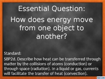 Preview of Conduction, Convection, and Radiation (Heat Transfer)