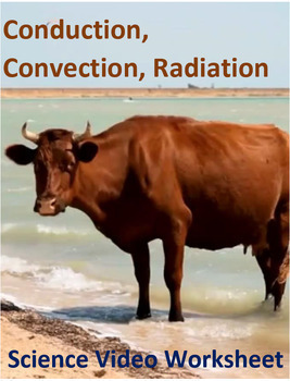 Preview of Conduction, Convection and Radiation. Video sheet, Google Forms & more (V3)