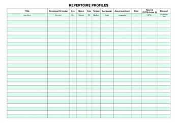 Preview of Conductor Repertoire Matrix