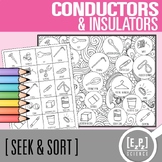 Conductors and Insulators Card Sort Activity | Seek and So