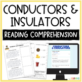 Conductors and Insulators Reading Comprehension Worksheet 