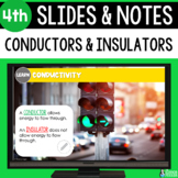 Conductors and Insulators Slides & Notes | 4th Grade | Ele