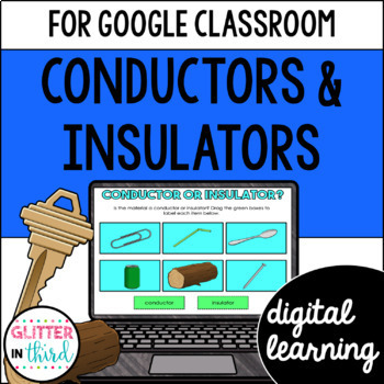 Preview of Conductors and insulators activities for Google Classroom