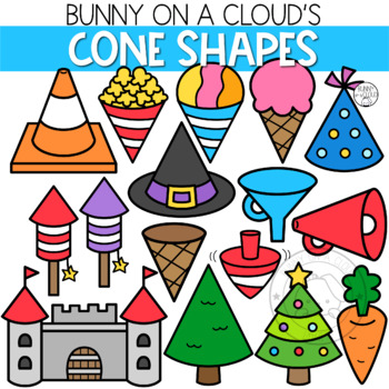 Cones Clipart by Bunny On A Cloud by Bunny On A Cloud | TPT