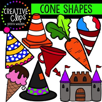 Cone Clipart {Creative Clips Clipart} by Krista Wallden - Creative Clips