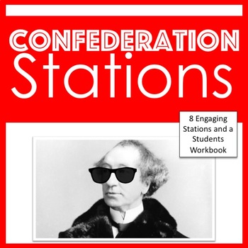Preview of Confederation Stations - Canadian Confederation Station Activity