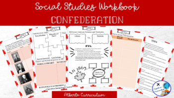 Preview of Confederation Workbook - Alberta Social Chapter 8