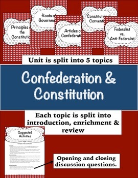 Preview of Confederation and Constitution (Bundle Pack)