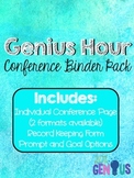 Conference Binder Pack for Genius Hour