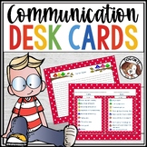 Academic and Social Emotional Communication Cards