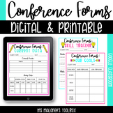 Conference Forms | Data, Surveys, Goals, Trackers, SEL | D