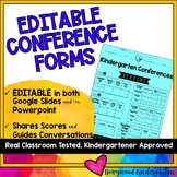 Conference Forms ... EDITABLE in Google Slides or Powerpoint