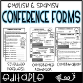 Conference Forms: English & Spanish